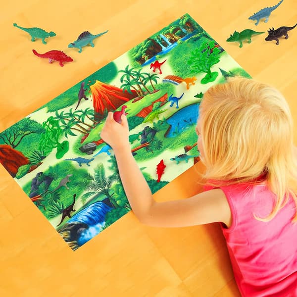 24 Dinosaurs: Trees Play Mat Set