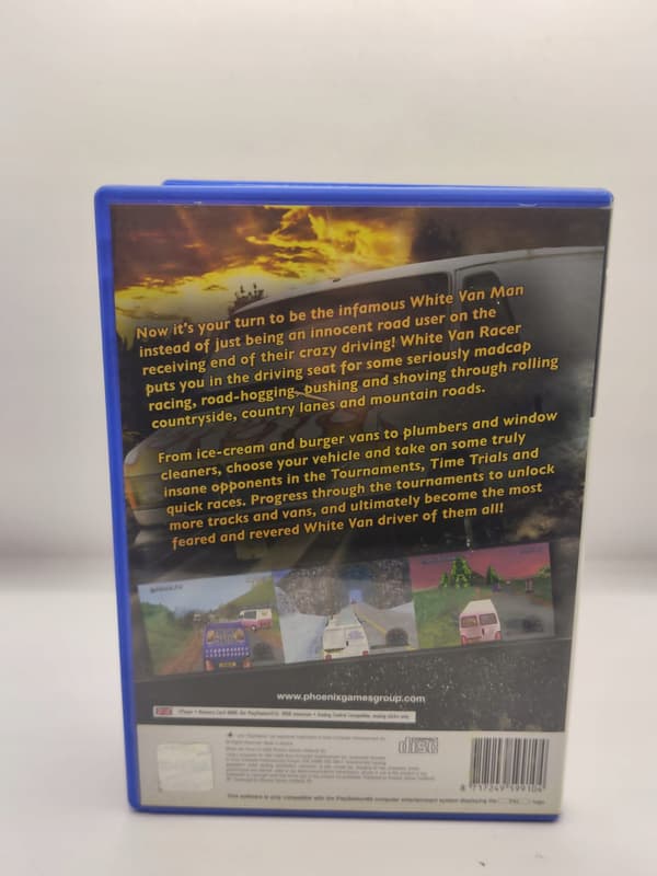 White Van Racer 3XA PS2 Sony PlayStation 2 (PS2)
