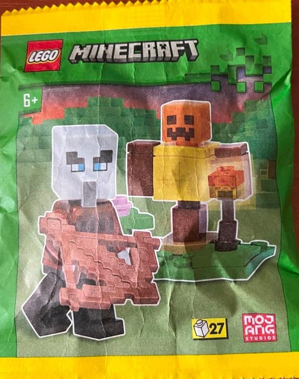 LEGO MINECRAFT PILLAGER FIGURE – TRAINING DUMMY MIN081 662306