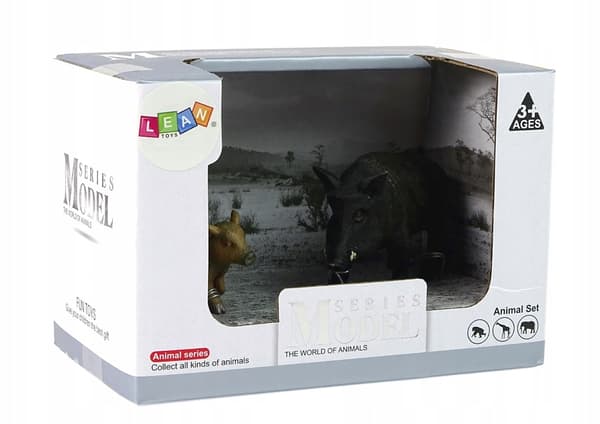WILD BOAR WITH PIGLET SET