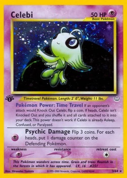 Pokemon TCG Celebi
