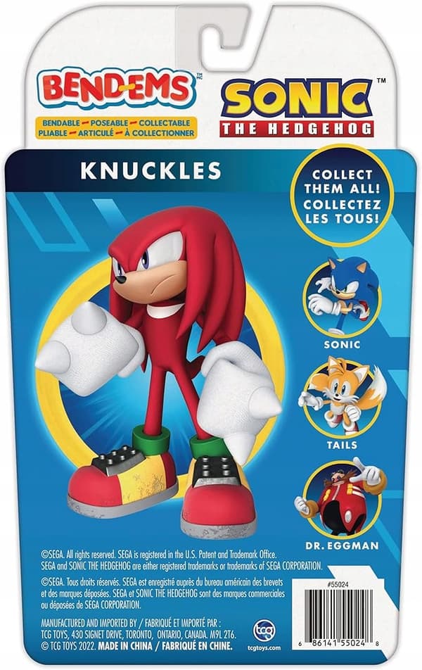 Sonic the Hedgehog – Knuckles Flexible Figure 55020