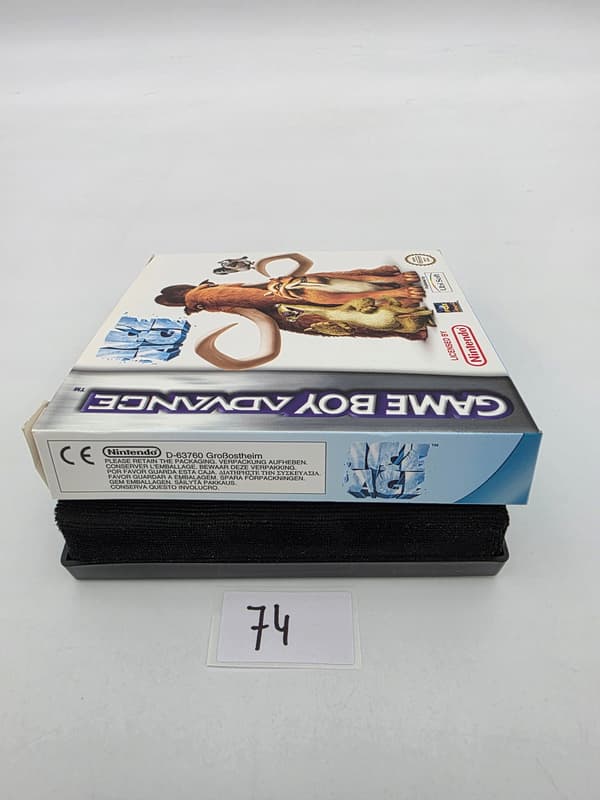 GAME BOY ADVANCE ICE AGE ORIGINAL CARTON BOX
