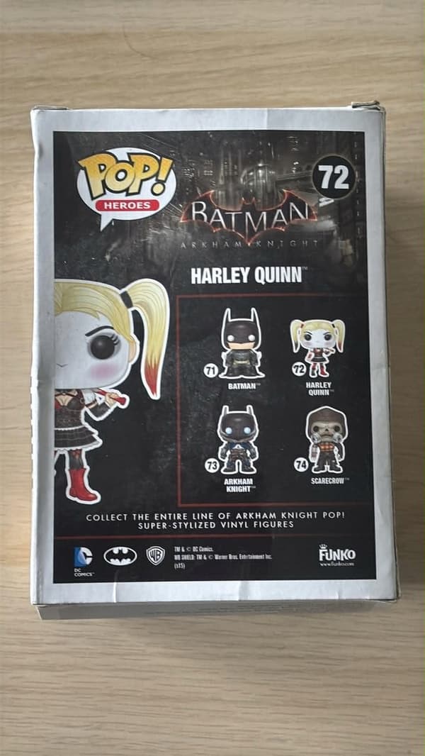 Funko POP 72 Harley Quinn Batman Arkham Knight Pop Vinyl, Multi – DESCRIPTION!!