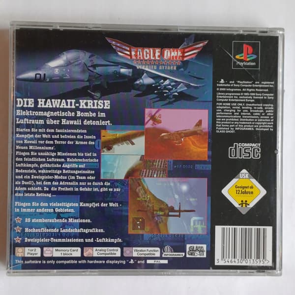 Eagle One Harrier Attack, PlayStation, PS1