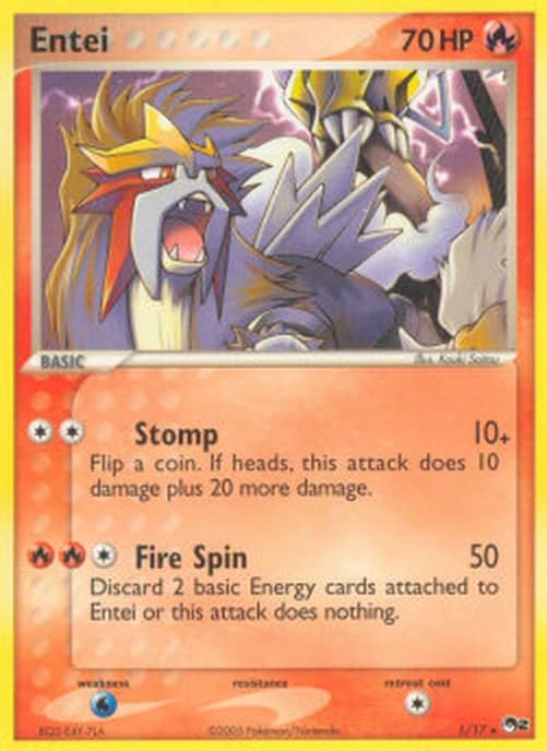 Pokemon TCG Entei