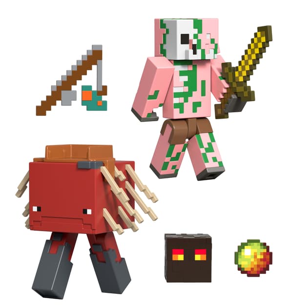 Minecraft Figures 2-pack accessories JCN56 Mattel