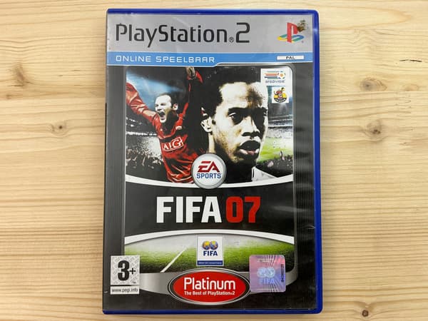 FIFA 07 disc – very good+ condition, complete PS2 set