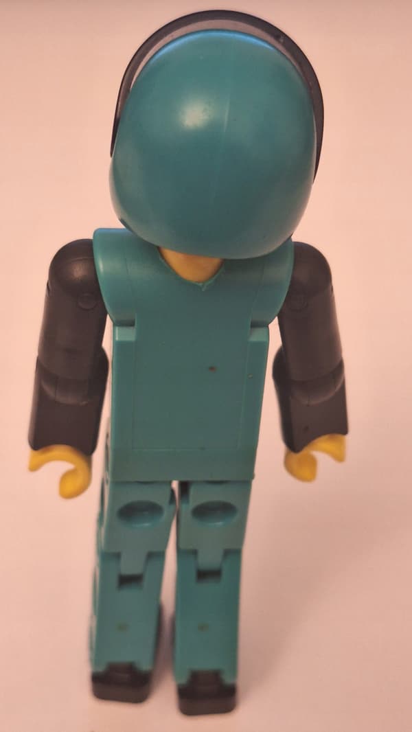 Lego Tech 013a Technic Figure, Dark Turquoise (F)