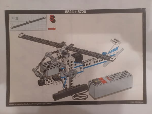 Lego Technic instruction booklet set (9 pieces)