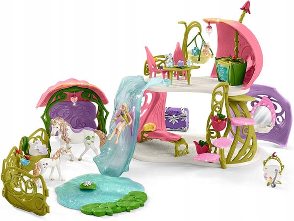 SCHLEICH Bayala 42445 Floral House with Stable