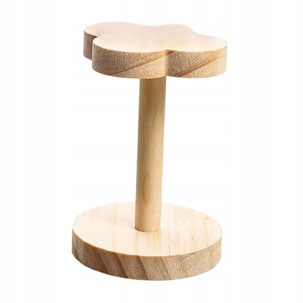 Display Stand, Shelf, Figurines, Organiser for tabletop, Desktop Show, Wood-coloured