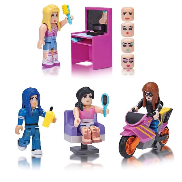 ROBLOX Stylz Salon & Spa Figure and Accessory Set: Make-up – 16 pieces