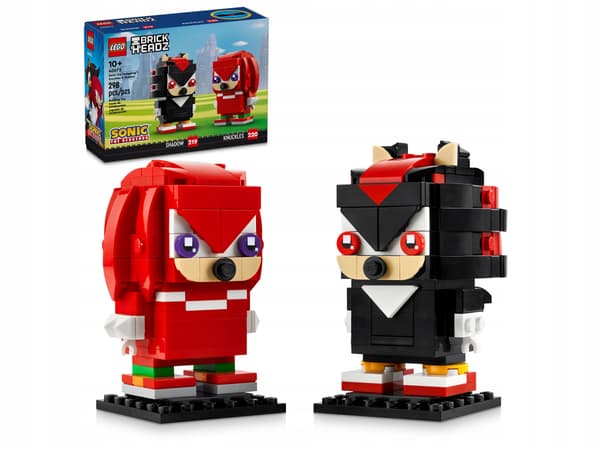 LEGO BrickHeadz 40672 – Sonic the Hedgehog: Knuckles and Shadow