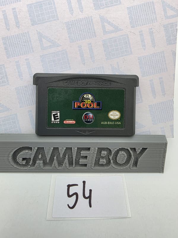GAME BOY ADVANCE KILLER 3D POOL – ORIGINAL CARDBOARD BOX