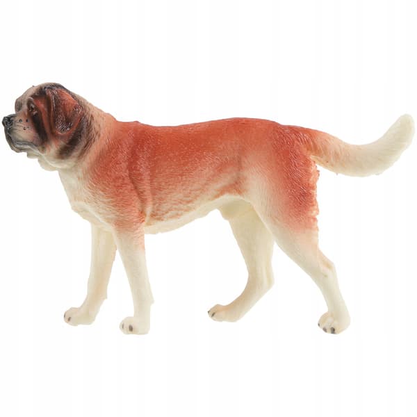 BROWN STATUETTE OF A BERNESE MOUNTAIN DOG – PLASTIC DECORATION
