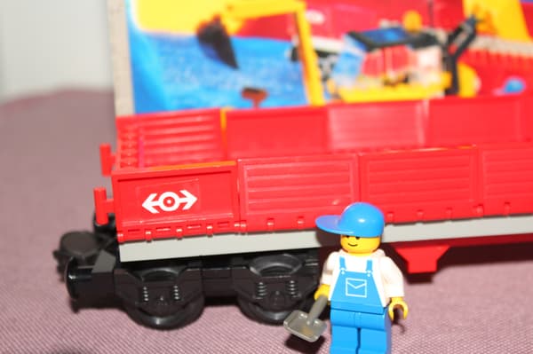 LEGO CITY TOWN TRAIN 4543 INSTRUCTIONS: Railroad Tractor Flatbed