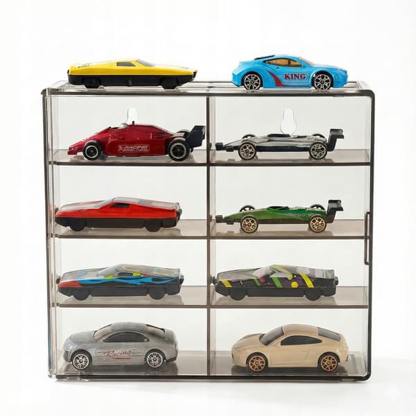 LOCKABLE DISPLAY CABINET FOR 1:64 SCALE MODEL CARS – CAR DISPLAY CABINET