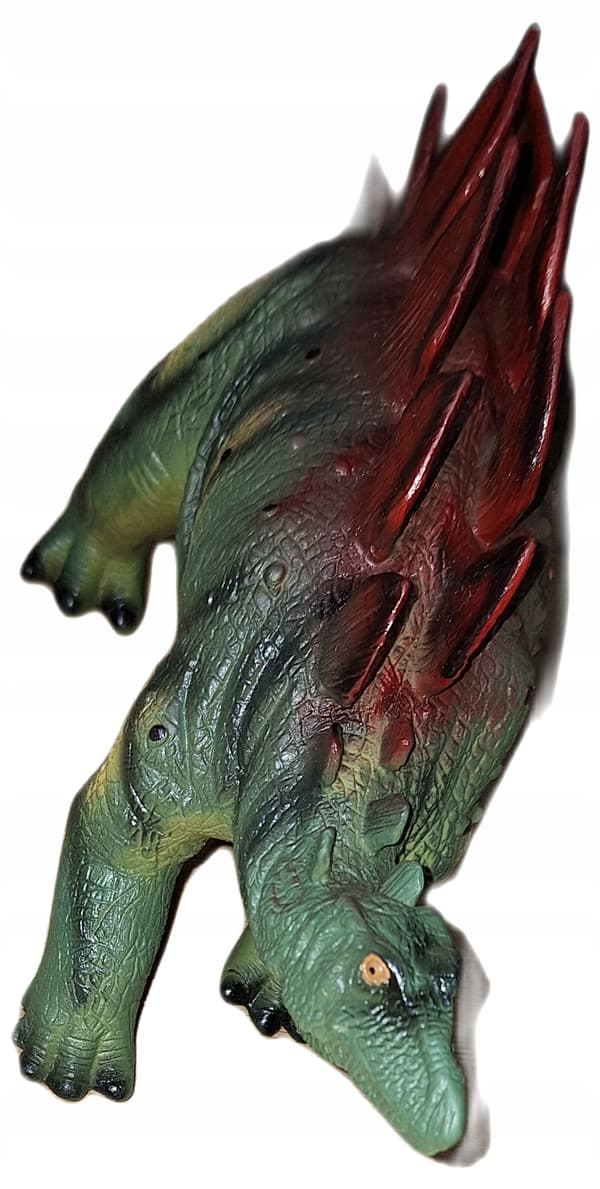 STEGOSAURUS – LARGE RUBBER DINOSAUR FIGURINE