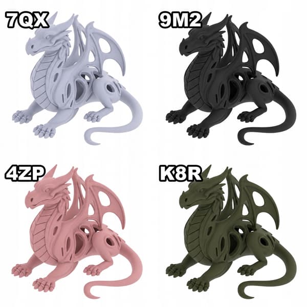 GOTHIC DRAGON FIGURINE – DECORATIVE PIECE WITH OPENWORK WINGS – AVAILABLE IN MANY COLOURS