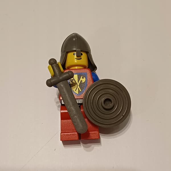 Lego Minifigure, Castle, Knight, cas111 + shield 3876