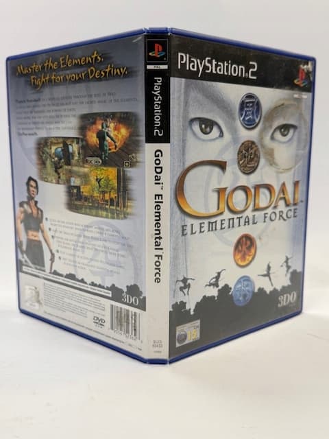 GODAI ELEMENTAL FORCE PlayStation 2 (PS2) boxed edition MIRROR DISC