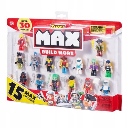 ZURU MAX Build More Mini Figures Set – Set of 15 Mini Figures