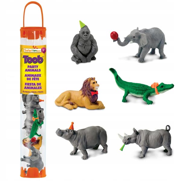 Party Animals. Safari Ltd Tube Figure Set