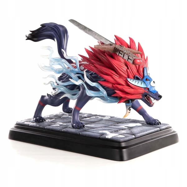 OKAMI (OKI WOLF FORM) RESIN STATUE [FIGURINE]