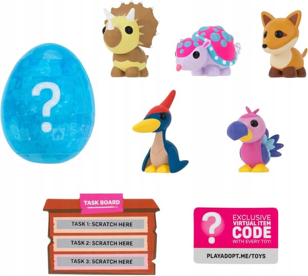 Adopt Me Fossil Island Figurines, 7-piece Collector’s Set – virtual code