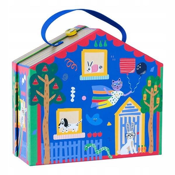 ANIMALS: HAPPY HOUSE SET – 12 FIGURES BY FLOSS & ROCK