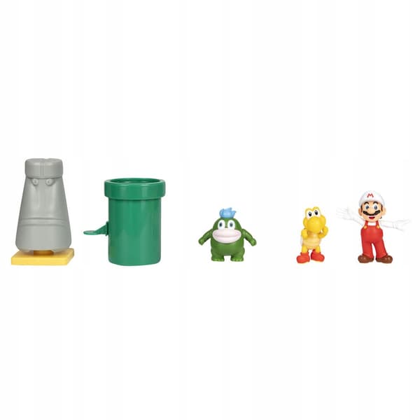 Set of 5 Jakks Super Mario Diorama figures, 6 cm