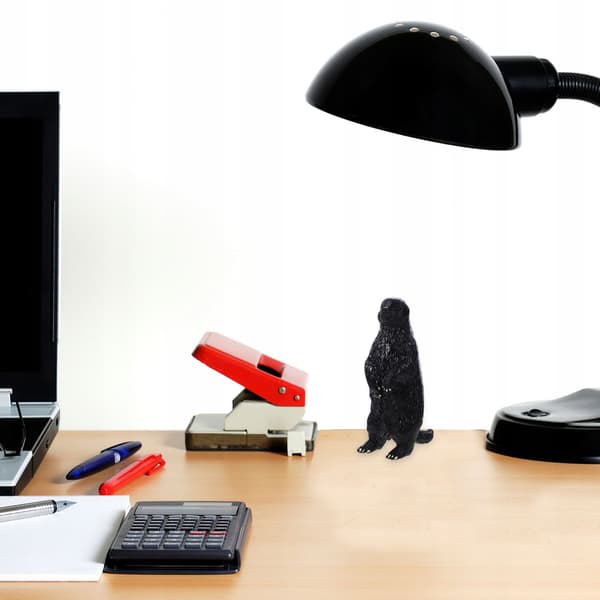 PLASTIC HONEY BADGER FIGURINE FOR THE ROOM