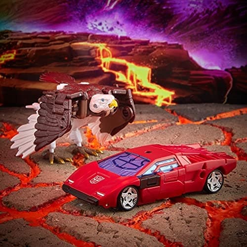TRANSFORMERS KINGDOM MAXIMAL SKYWARP SIDESWIPE