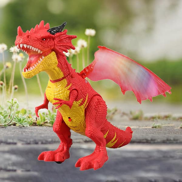 Electronic Simulation Dinosaur Prehistoric Animal Educational Toy Red