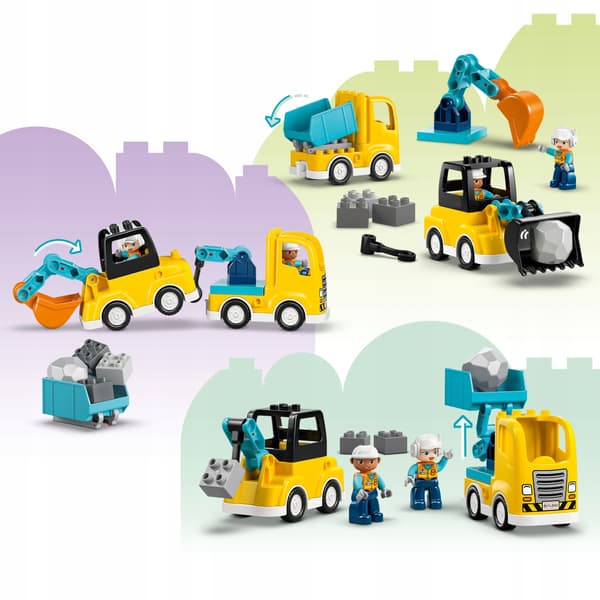 LEGO DUPLO 3-in-1 Construction Vehicles 10475