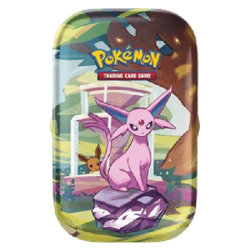 Pokemon Prismatic Evolutions: Espeon Mini Tin German