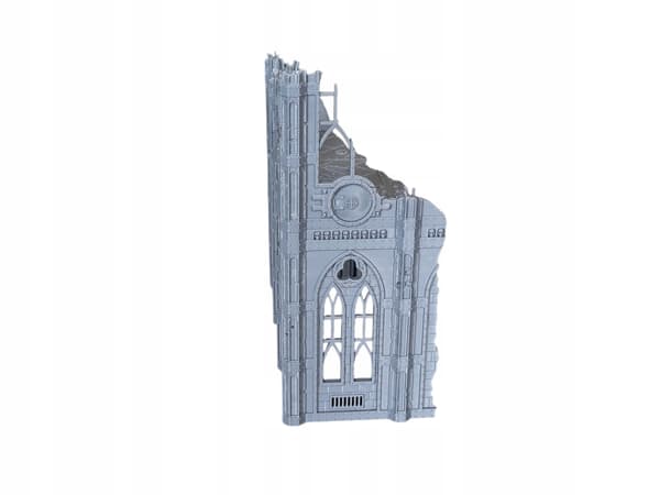 Gothic ruin, rectangular (U-shaped)