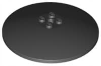 LEGO 3961 Black 8x8 radar disc, 1 piece