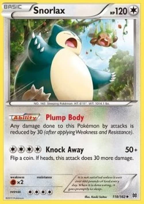 Pokemon TCG Snorlax