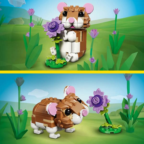 LEGO CREATOR ADORABLE HAMSTER WITH A FLOWER (31376) (BRICKS)