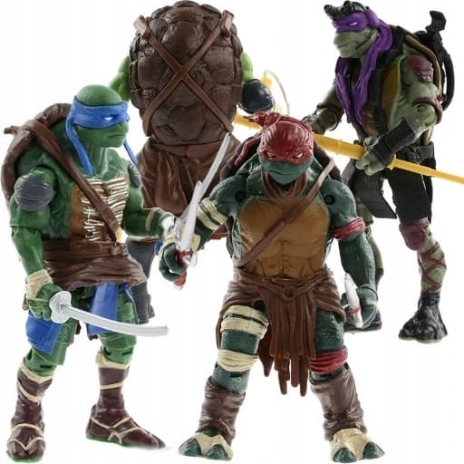 NINJA TURTLES: 4 action figures TOYS
