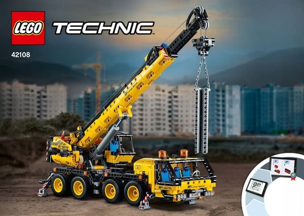 LEGO Technic paper instruction booklet – Mobile Crane 42108, 2020