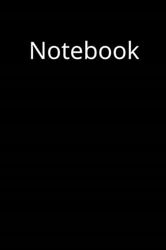 Notebook: 6x9 lined notebook, 120 pages – goals notebook – Perfect for school, O