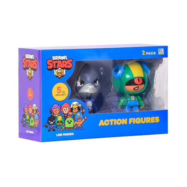 11.5 cm Brawl Stars action figure 2-pack, Series 1 – Leon and Crow