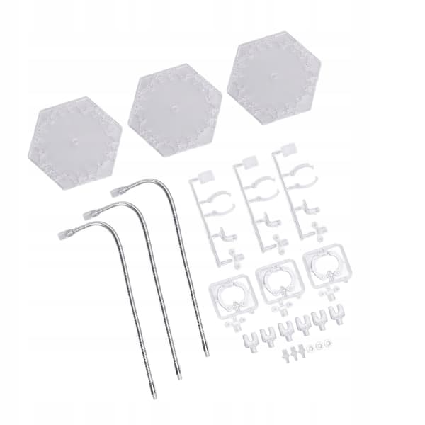 3-pack ABS figurine stand – Foldable stainless steel doll 59