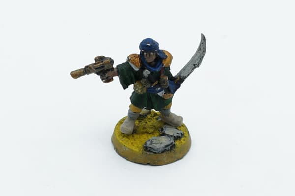 Warhammer 40k Imperial Guard Tallarn Sergeant metal figurine
