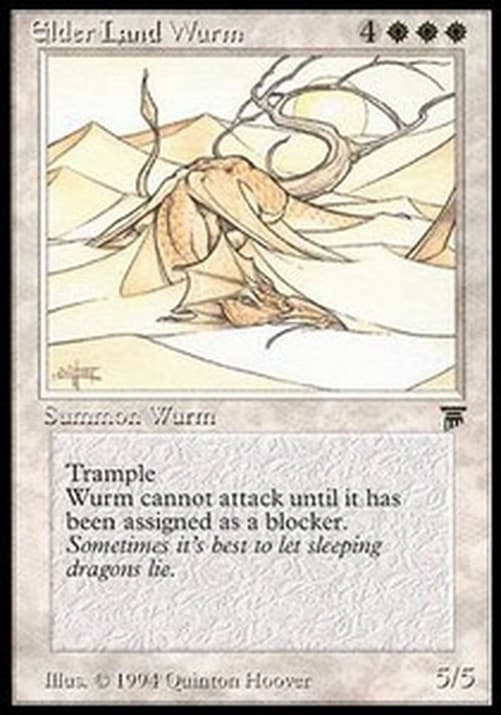 Magic: The Gathering Elder Land Wurm