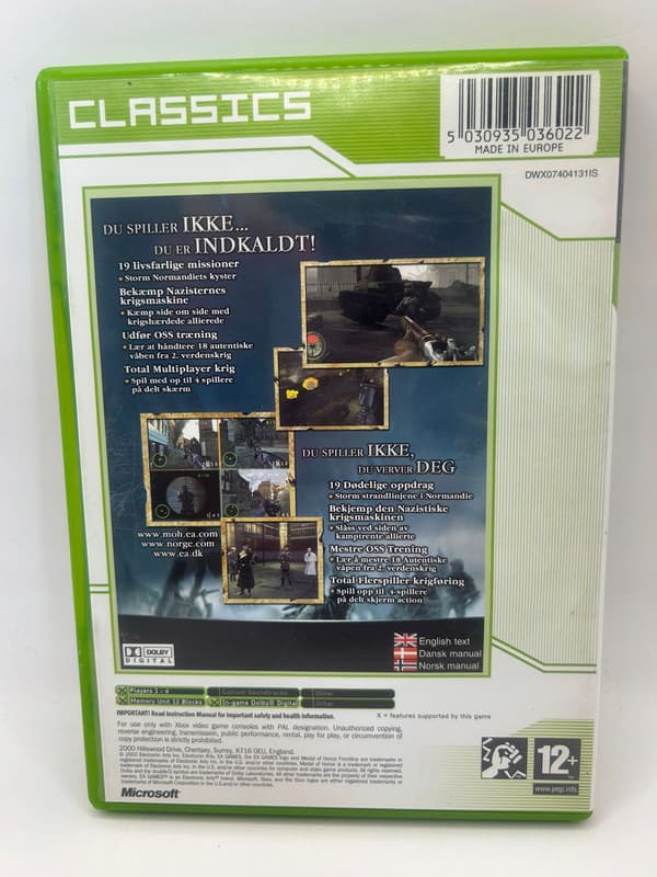 Medal of Honour: Frontline XBOX Microsoft Xbox
