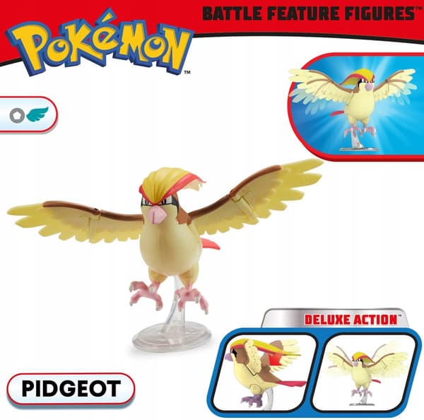 POKEMON Pidgeot Figurine with Move Attack Function